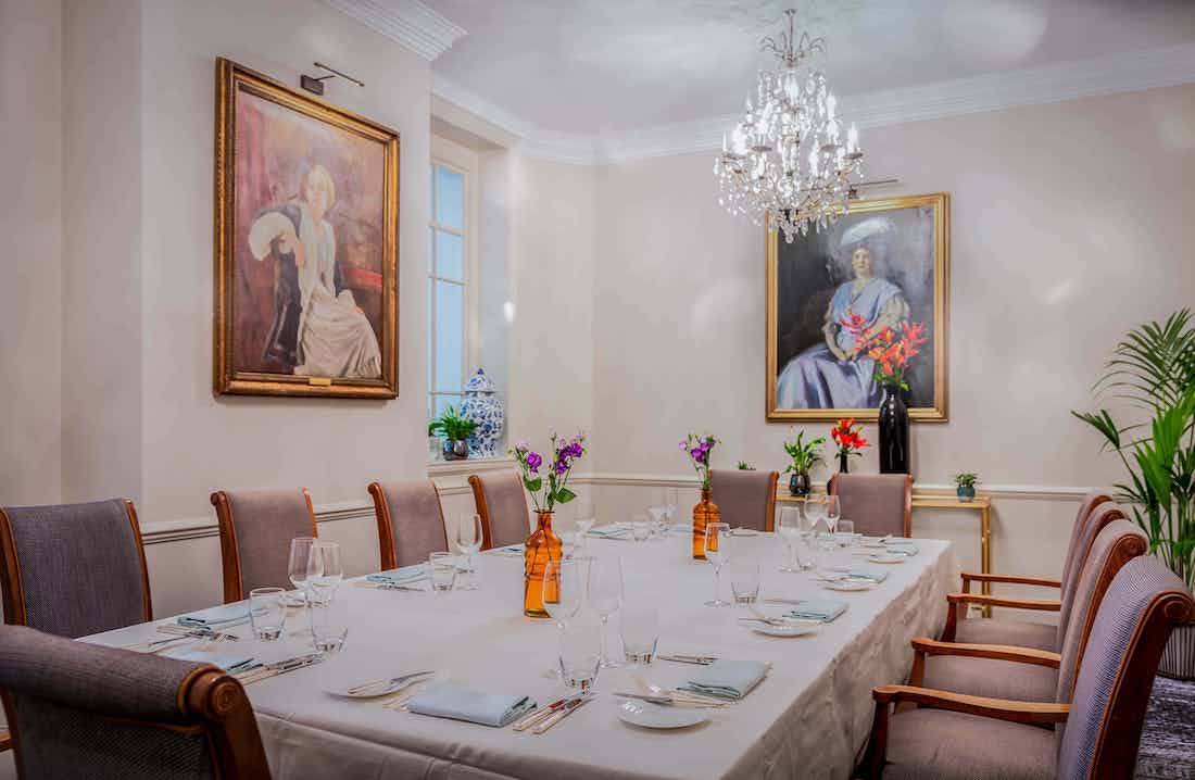 Private Dining Rooms at The Sloane Club Chelsea - London SW1