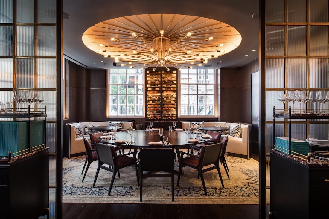 private dining room restaurants london